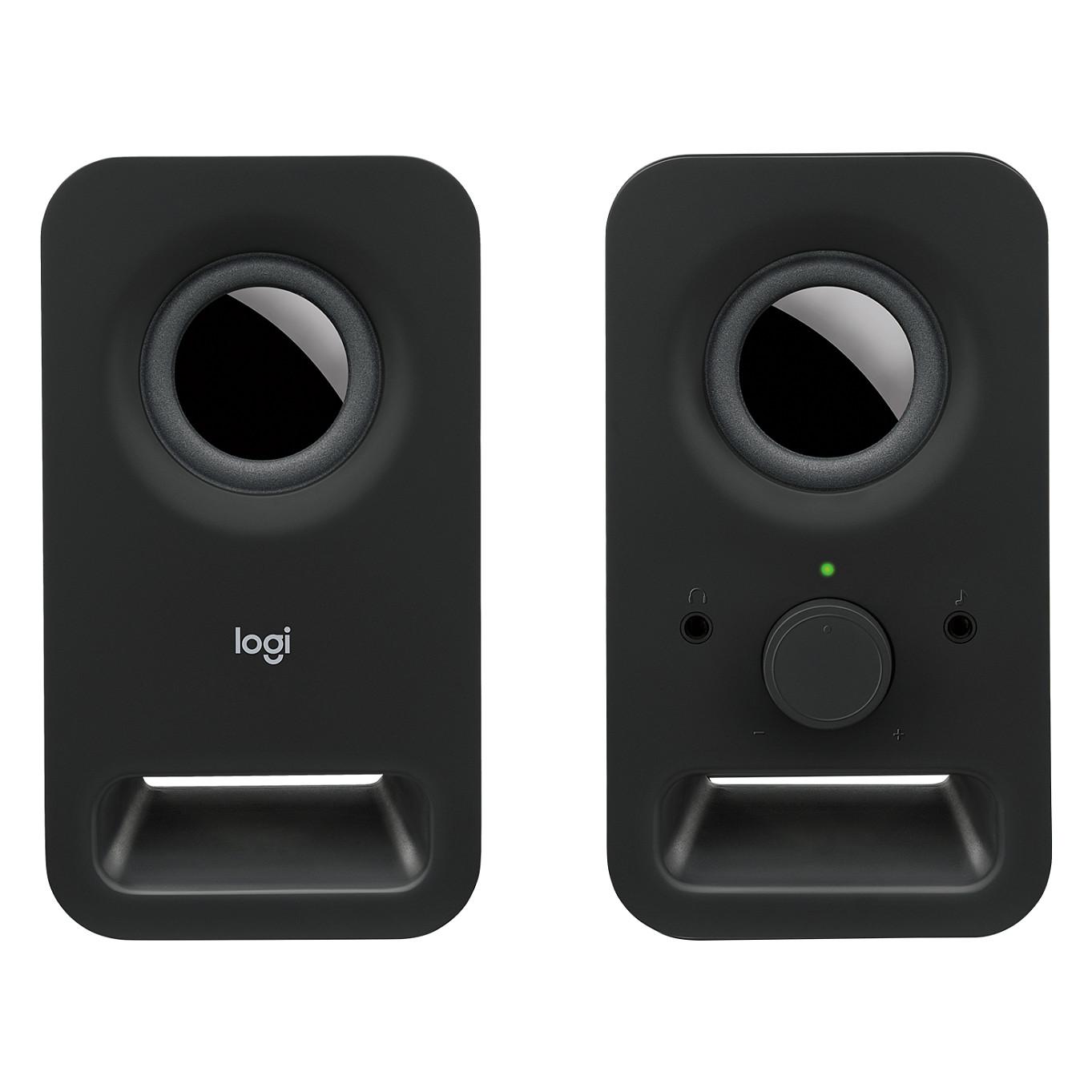 Altoparlantë Logitech Z150, 2.0, 3W RMS, 6W Peak, 3.5mm, Dalje për Kufje - Zezë - 5