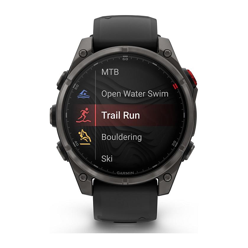 Orë e Mençur Garmin fēnix 8 Pro, 47mm, AMOLED, Sapphire, GPS, LTE - Zezë/Hiri - 4