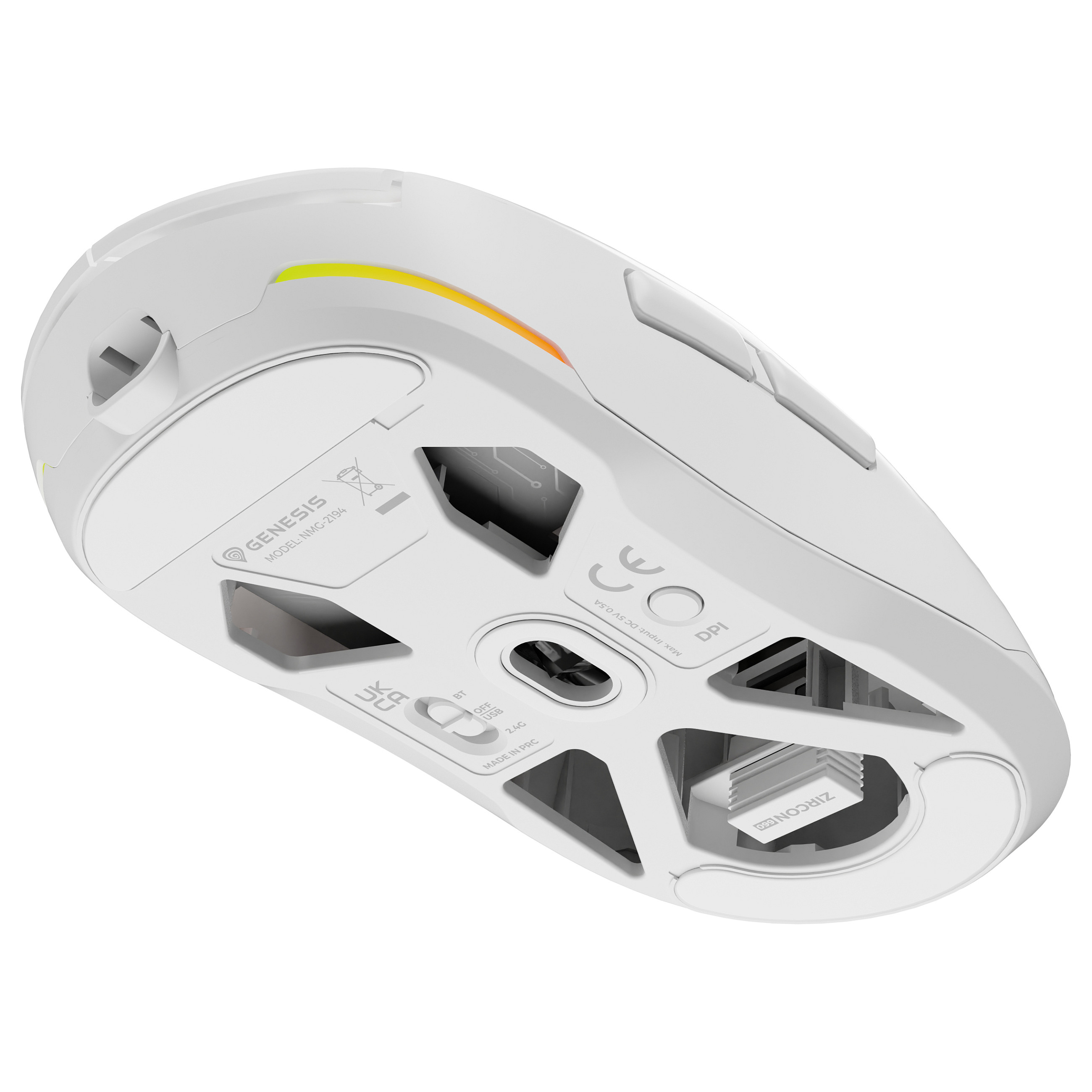 Maus Gaming GENESIS NMG-2194 / Bluetooth + USB-C / 26000 DPI â BardhĂ« - 2