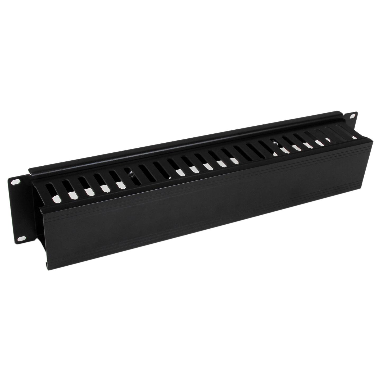 Aksesor Rack StarTech.com CMDUCT2U, Menaxhim Kabllosh, 2U, 19", me Kapak - Zezë - 6