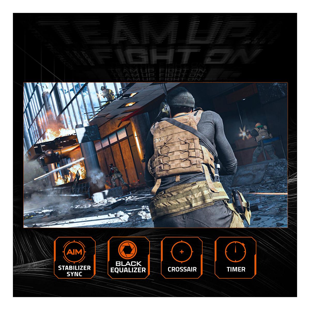 Monitor Gaming GIGABYTE GS27QA / 27" / QHD LCD / 180Hz / 1ms / HDMI+DP - Zezë - 12
