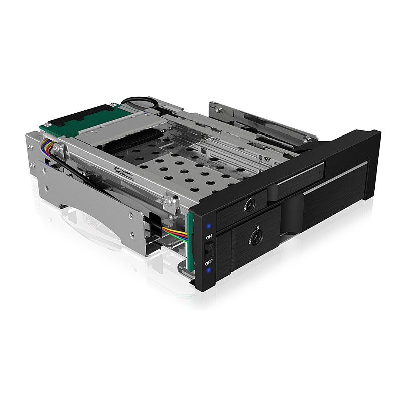 Aksesor për Disqe ICY BOX IB-173SSK / 5.25" / SATA - Zezë - 3
