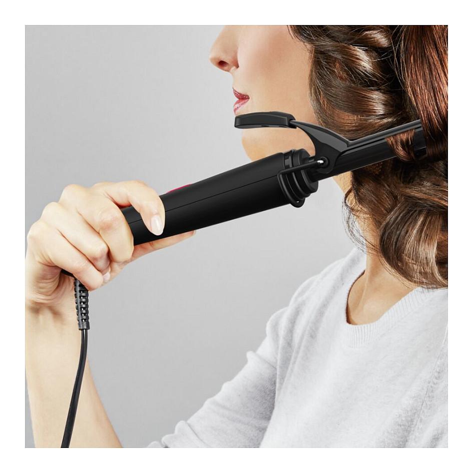 Stiluese për Flokë për Kaçurrela Rowenta CF2119, 25W, 16mm, Veshje Qeramike, 180°C, Kabllo 1.8m - Zezë - 5