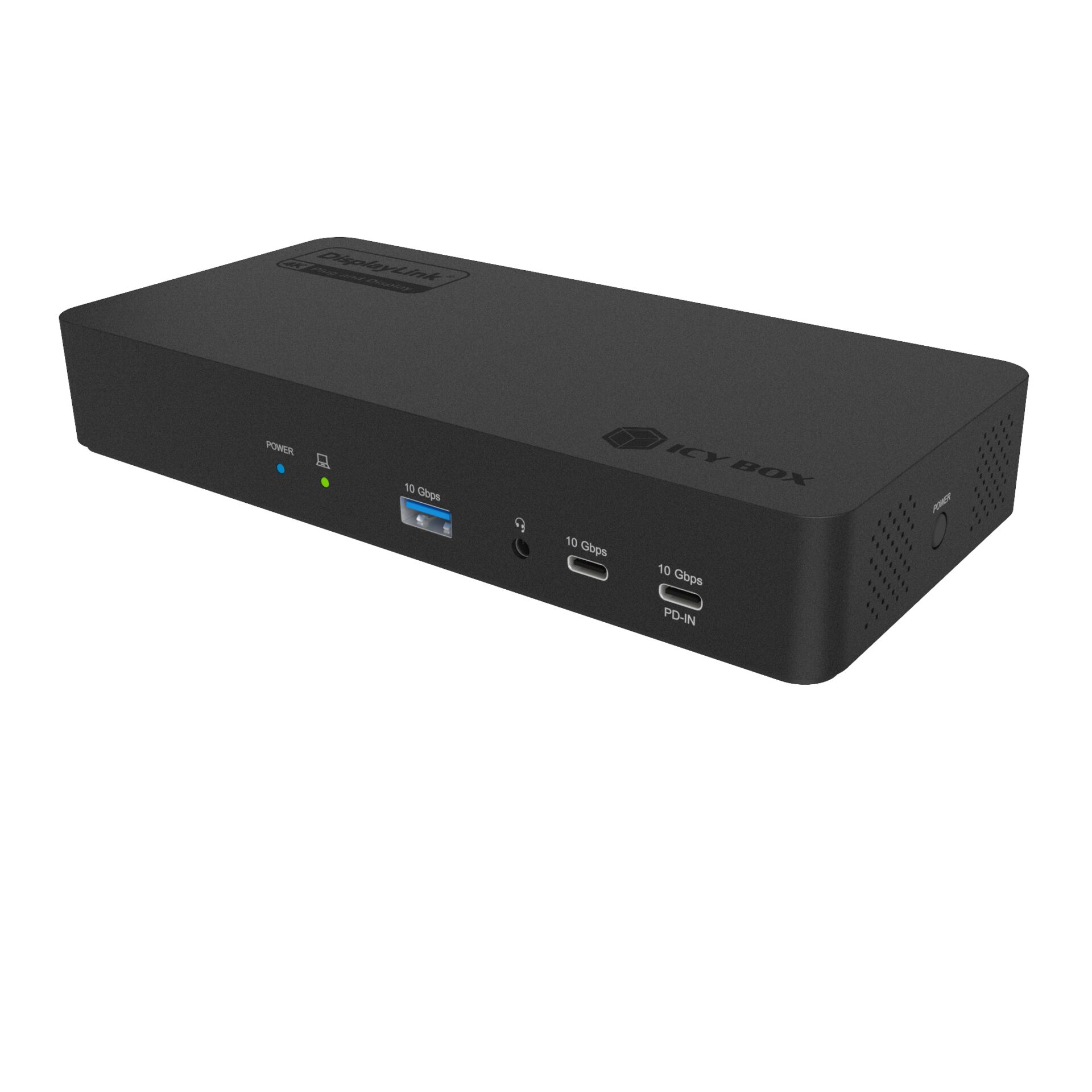 Docking Station ICY BOX IB-DK2255AC / 5x USB-A / 2x USB-C / 2x HDMI / 2x DisplayPort / Ethernet / Audio / 96W PD / 135W – Zezë - 2