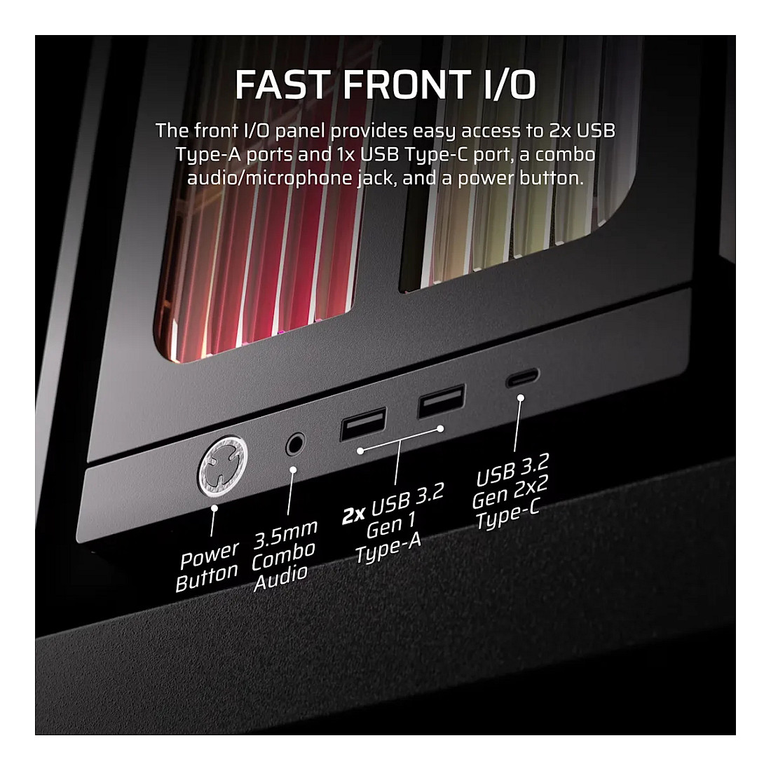 Kasë PC Corsair FRAME 4000X RS / Mid Tower / E-ATX / 3x 120mm + 1x 120mm RS Fan / Tempered Glass / RGB Front / 360mm Radiator - Zezë - 4