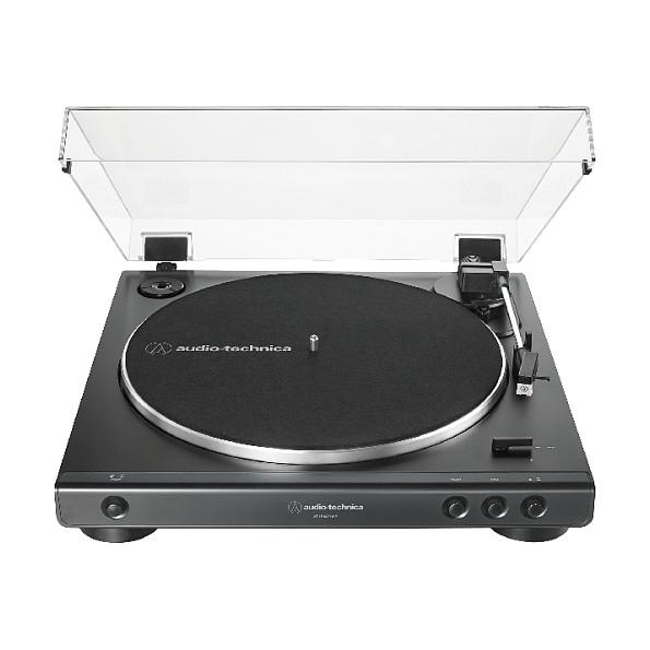 Gramafon Audio-Technica AT-LP60XUSB, Me rrip, Plotësisht automatik, USB, RCA, Adapter AC - Gri metalike