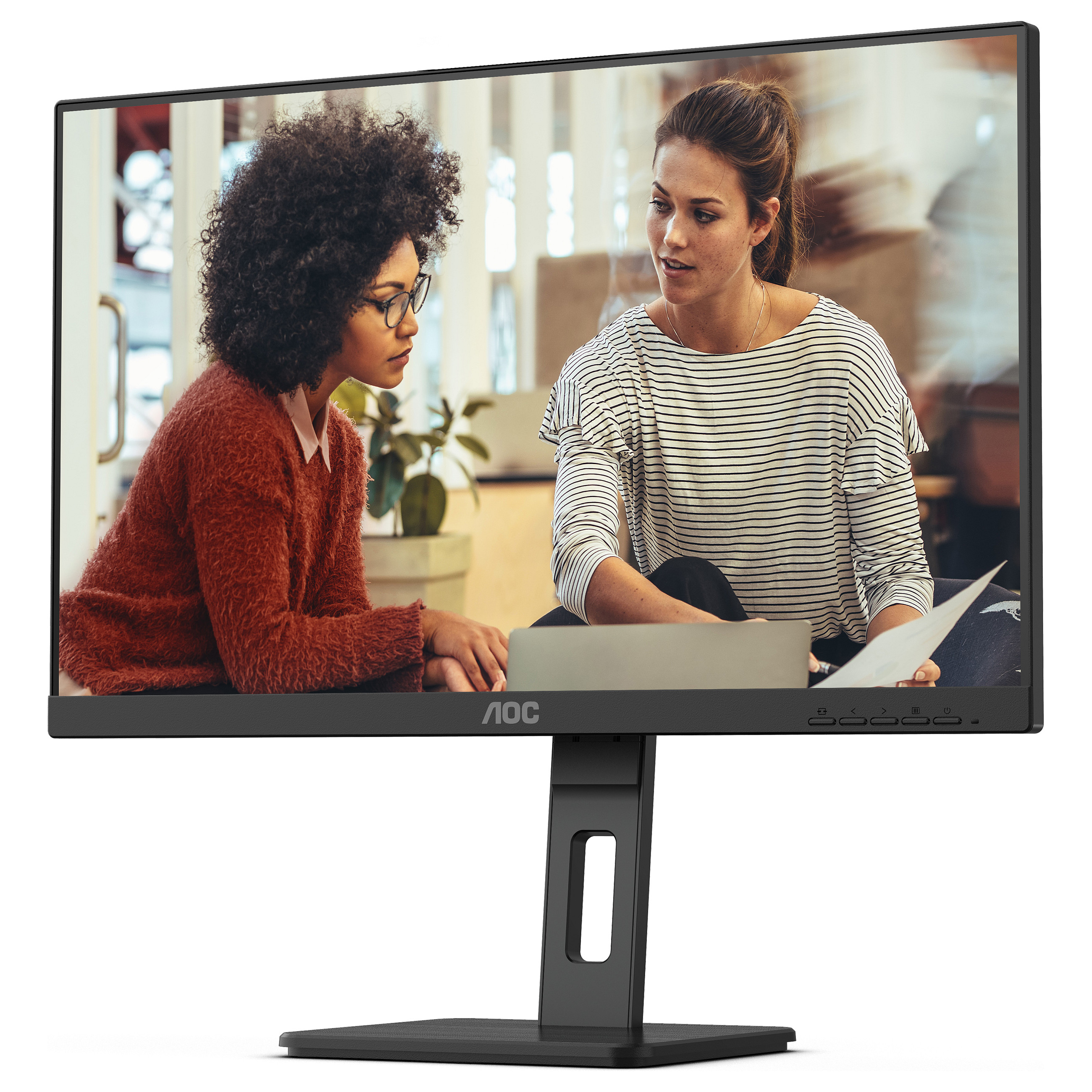 Monitor AOC 24E3QAF / 23.8" / Full HD IPS / 100Hz / 4ms / HDMI+VGA+DP - Zezë - 11
