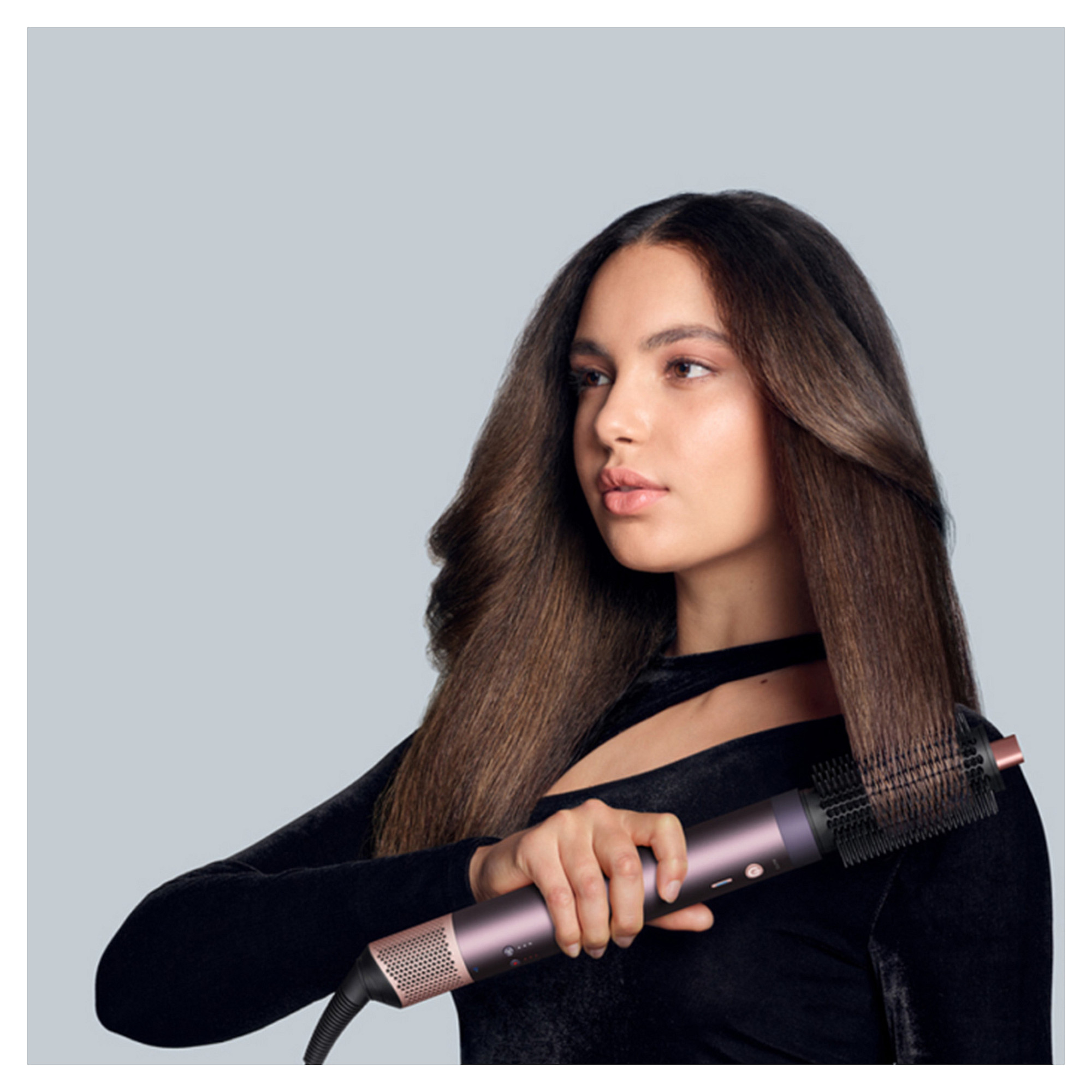 Stiluese për flokë Dyson Airwrap Co-anda2x Straight + Wavy / 6-in-1 / Hyperdymium 2 / Bluetooth / MyDyson – Vjollcë/Zezë - 5