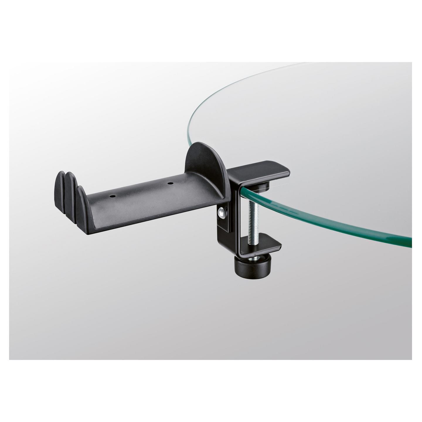 Mbajtëse për Kufje K&M 16090, për 2 Kufje, Kapëse deri 42mm, Çelik – Zezë - 2
