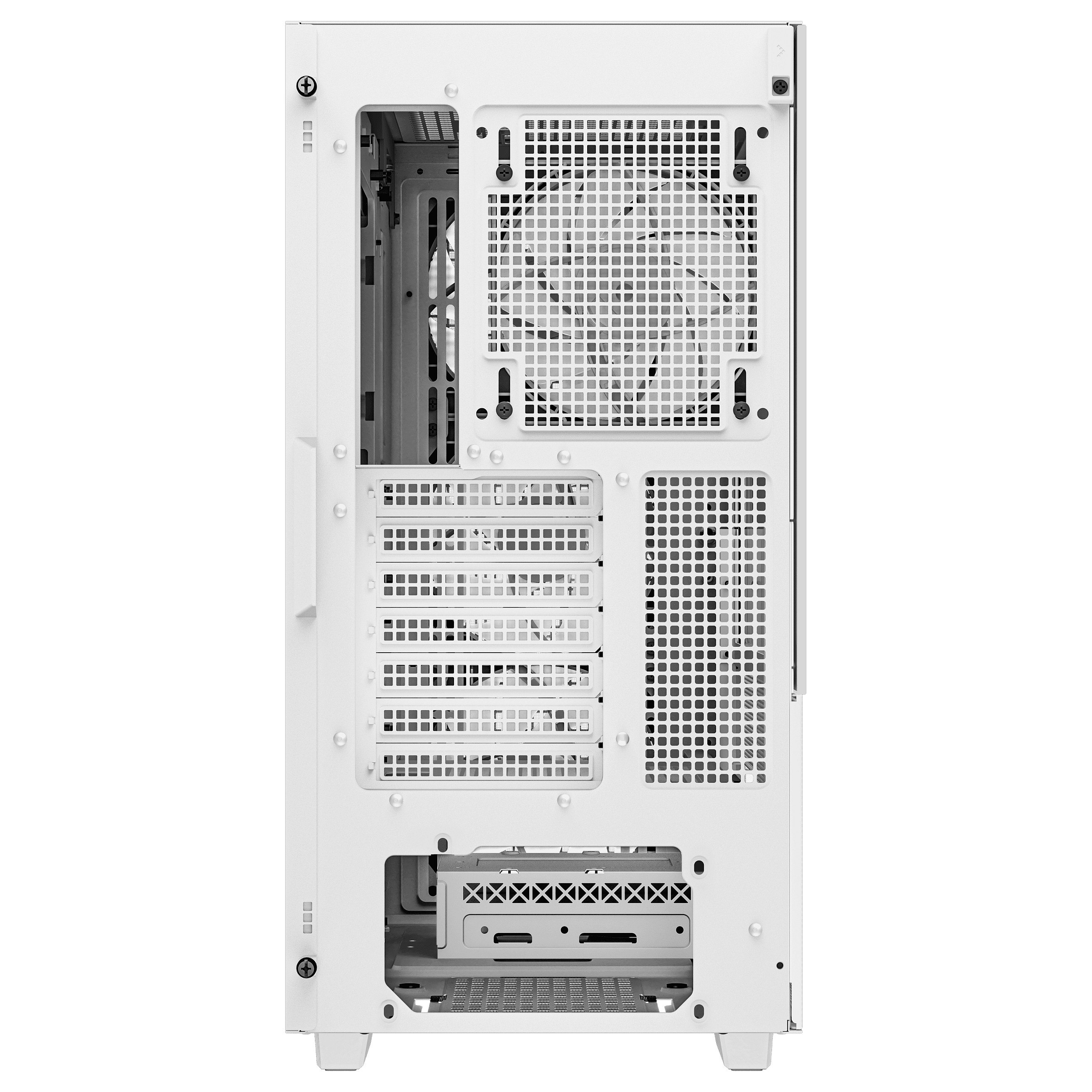 Kasë PC DeepCool CH560 WH / Mid Tower / E-ATX / 3x 140mm + 1x 120mm ARGB Fan / Tempered Glass / Mesh / 360mm Radiator - Bardhë - 12