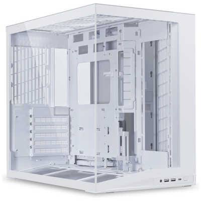 Kasë Lian Li O11 Dynamic Mini V2 / Mid Tower / ATX / Dual Chamber / Tempered Glass - Bardhë