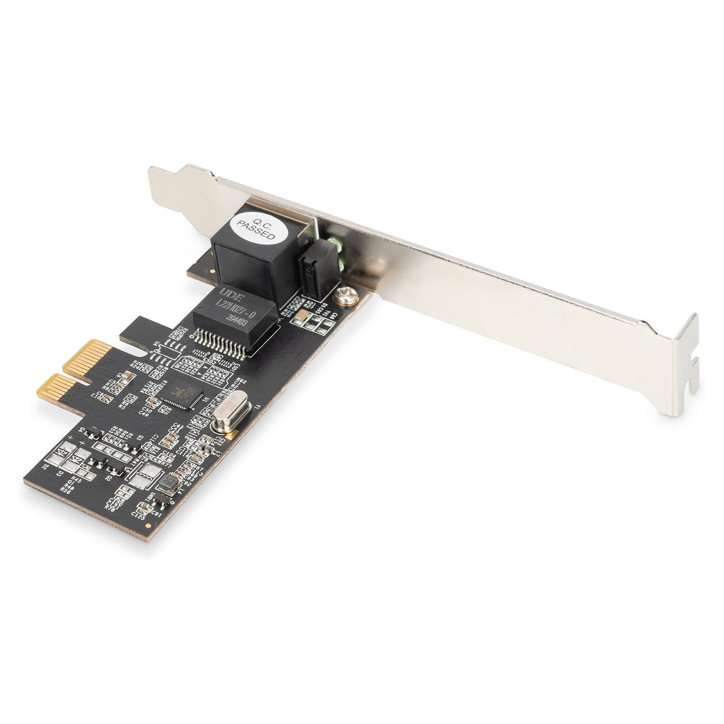 Karta të Rrjetit DIGITUS DN-10135, PCI Express 2.1 x1, 1x 2.5 Gigabit LAN RJ45, 10/100/1000/2500Mbps, Realtek RTL8125B, Low Profile + Full Height - 4