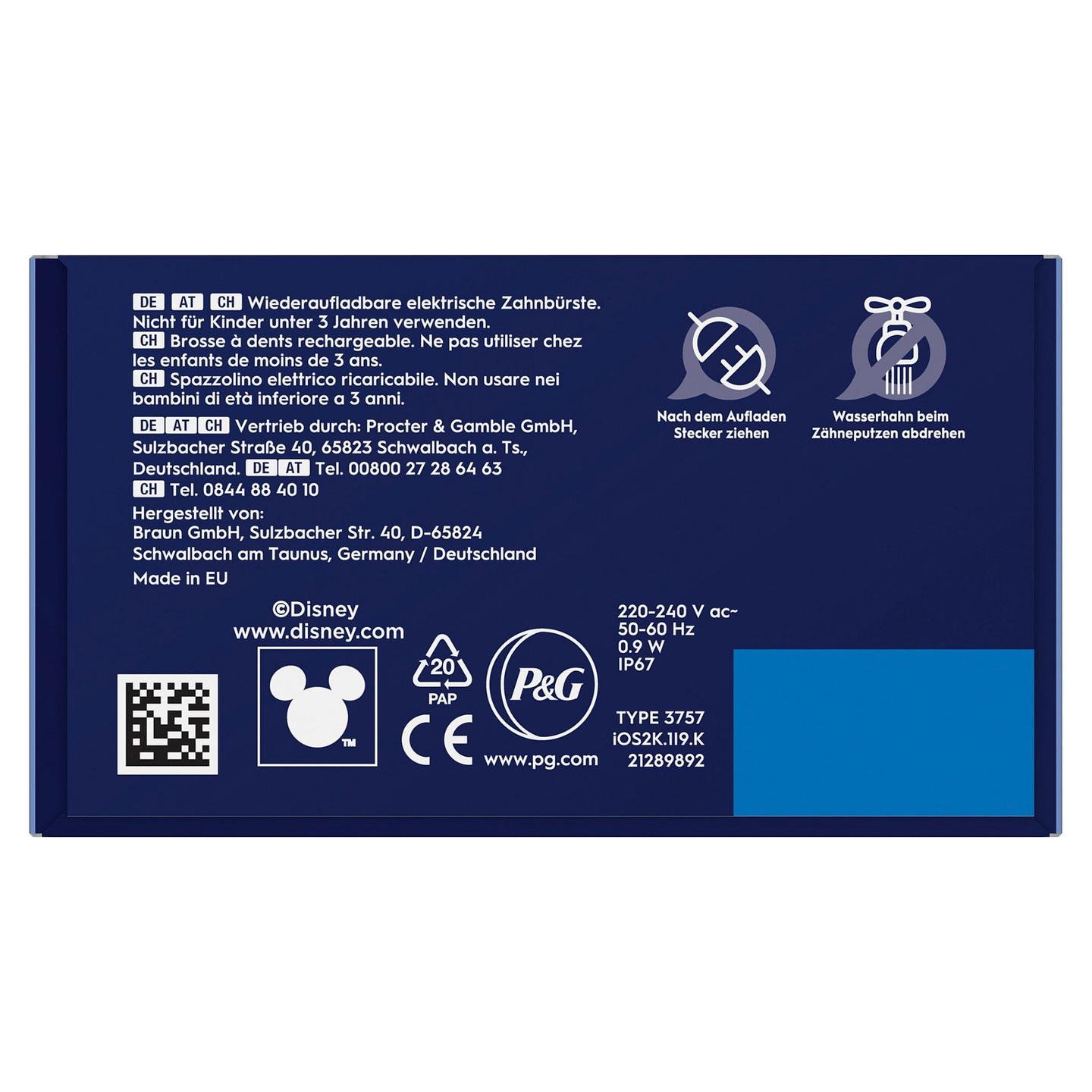 Furçë dhëmbësh elektrike për fëmijë Oral-B iO Kids 6+ / Stitch / 3 Modalitete / Kohëmatës 2 Minuta / Kuti Udhëtimi – Blu/Bardhë - 6