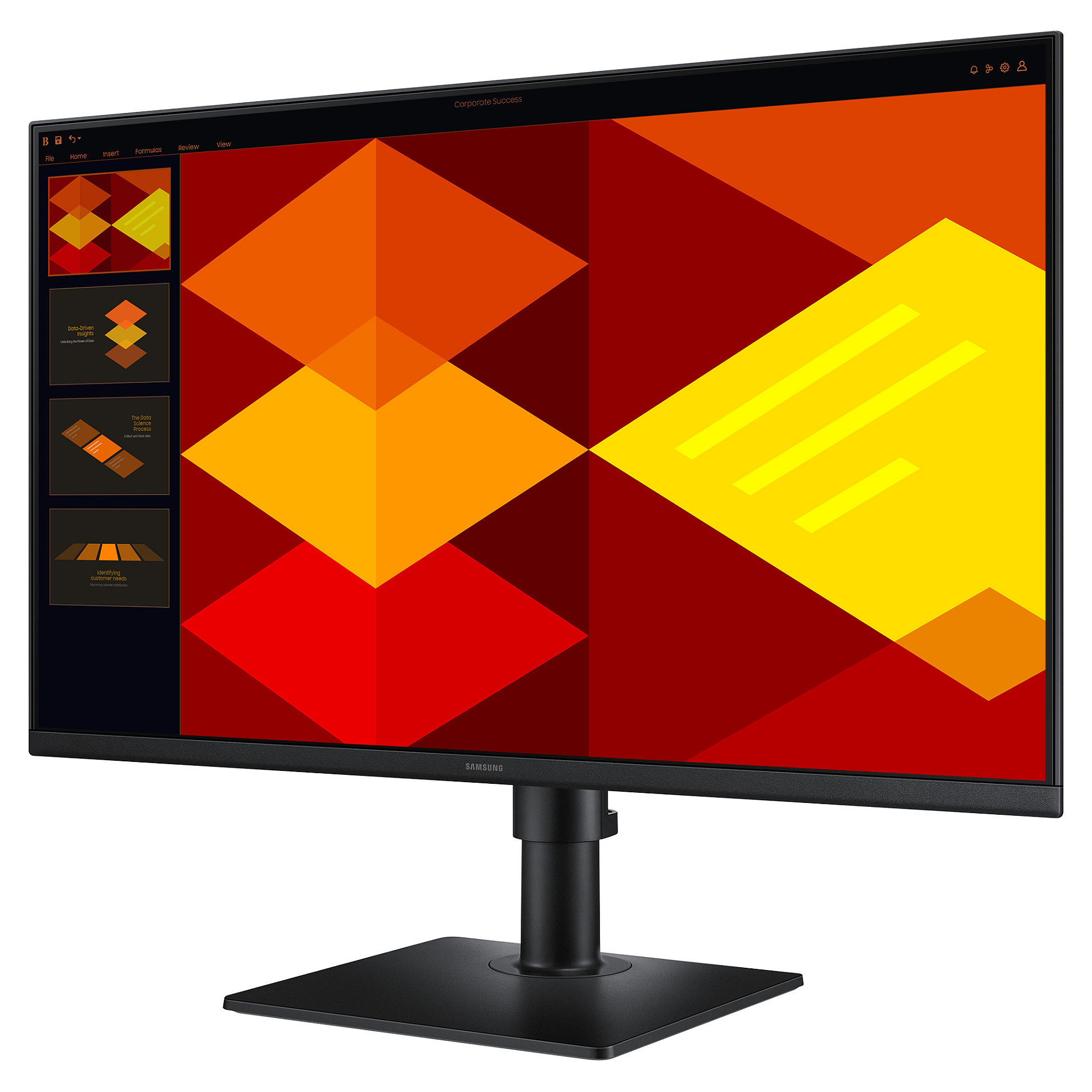 Monitor Samsung S40GD / 27" / Full HD IPS / 100Hz / 5ms / HDMI+DisplayPort+USB Hub - Zezë - 2