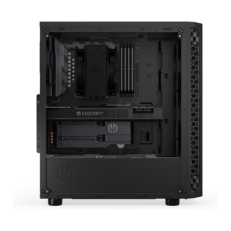 Kasë PC ENDORFY Signum 300 Air / Tower / ATX / 3x 120mm + 1x 120mm Fan / Tempered Glass - Zezë - 12