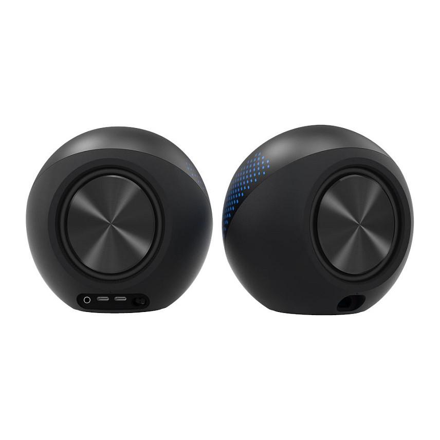 Altoparlantë Creative Labs Pebble X, 2.0, 15W RMS, 30W Peak, Bluetooth 5.3, USB-C, AUX, RGB - Zezë - 4