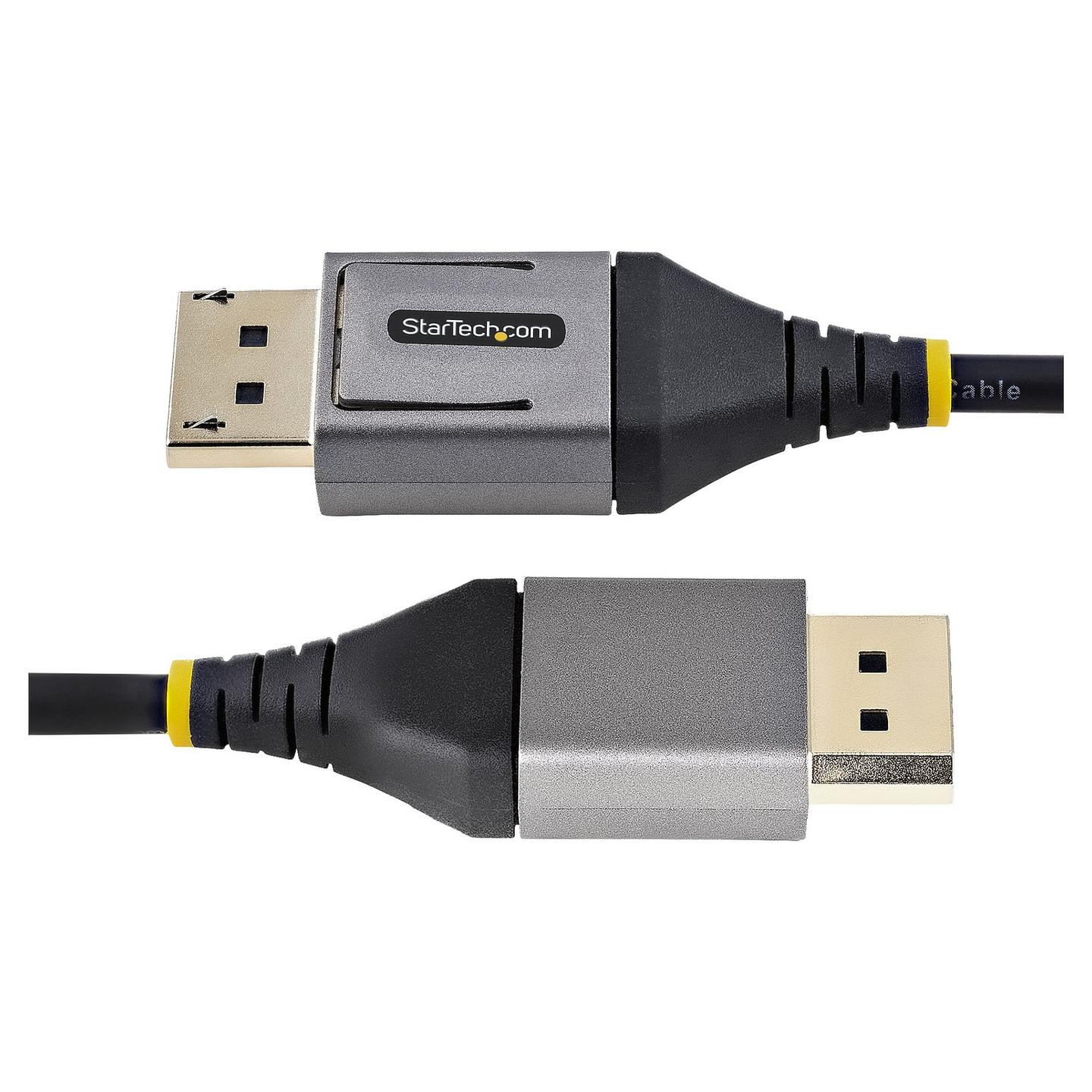 Kabllo DisplayPort StarTech.com DP14VMM1F / DisplayPort në DisplayPort / 0.3m / DisplayPort 1.4 / 8K 60Hz / 4K 120Hz - Zezë/Hiri - 9