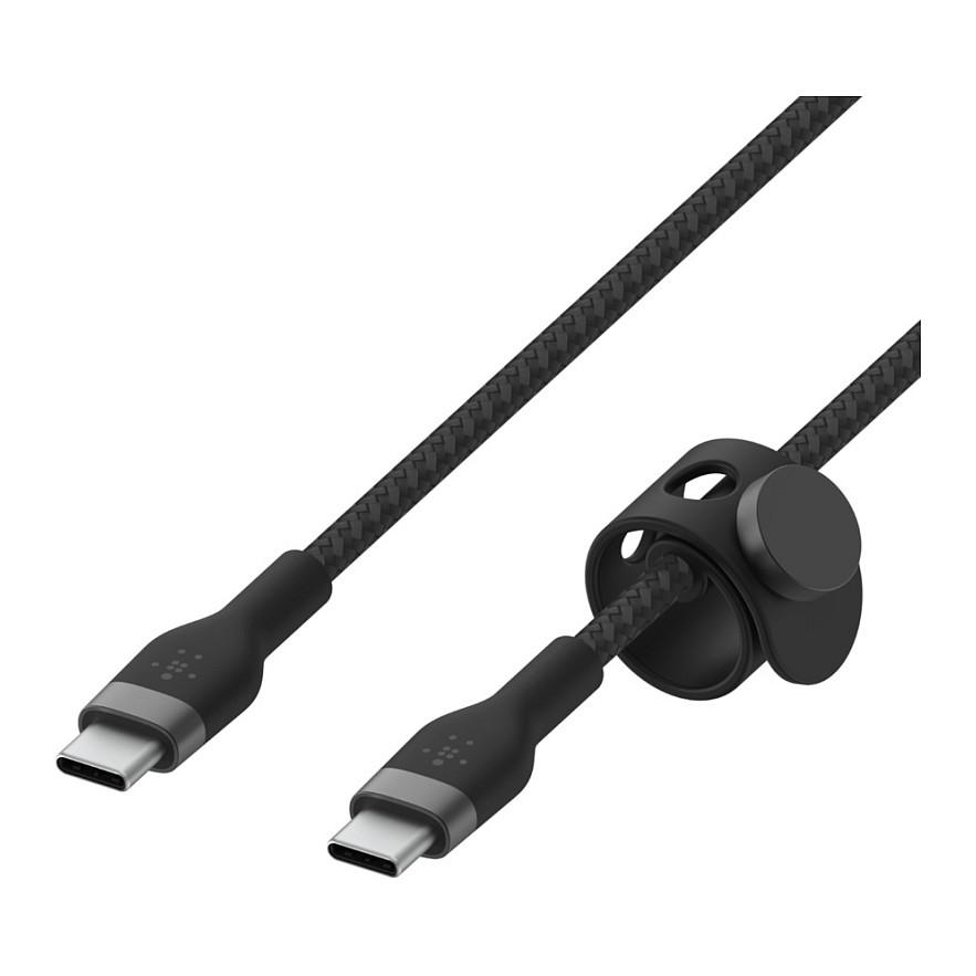 Kabllo USB Belkin BOOST CHARGE PRO Flex / USB-C në USB-C / USB 2.0 / 2m – Zezë - 4