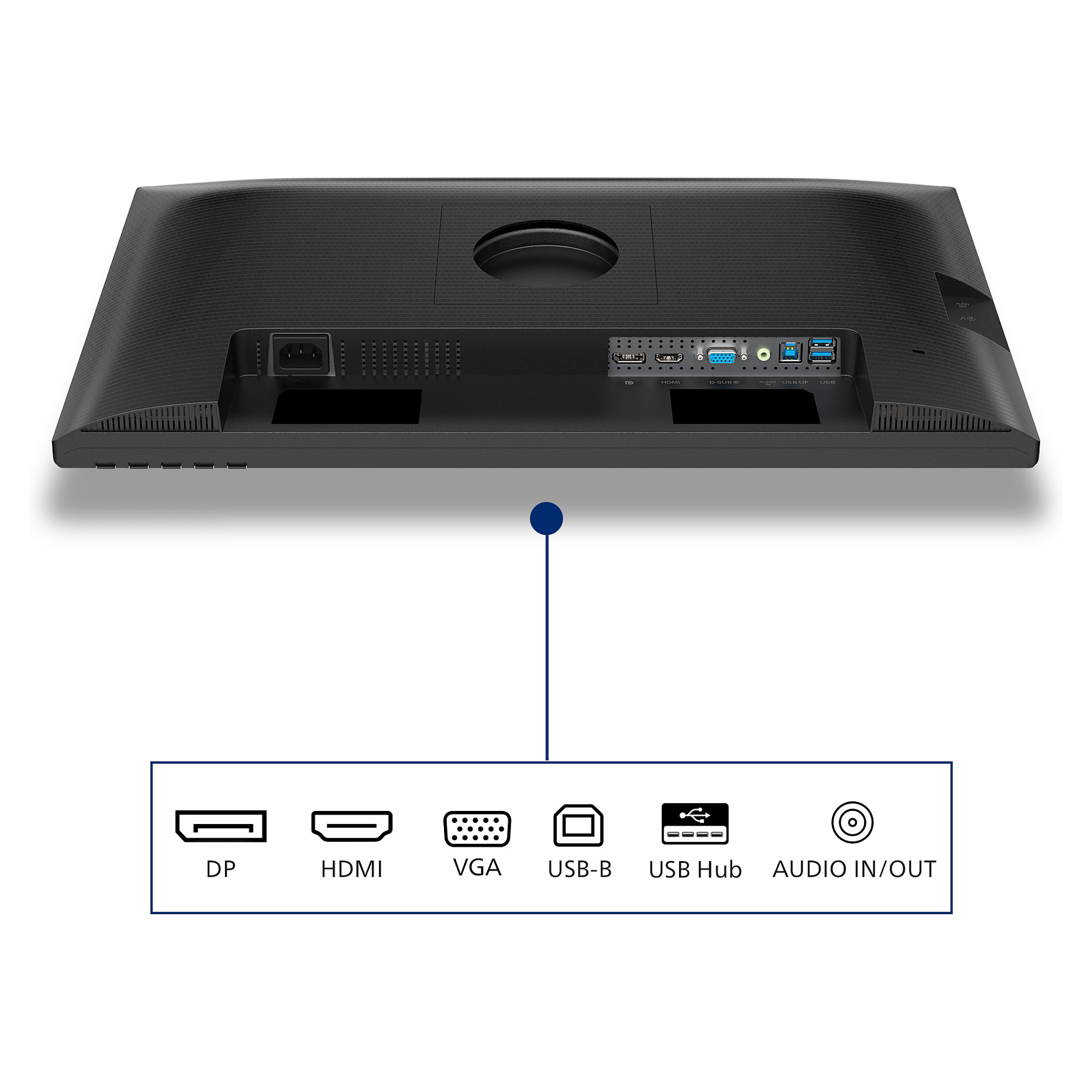 Monitor Philips 3000 Series 24B2N3200J/00 / 23.8” / Full HD IPS LED / 120Hz / 4ms / HDMI+DP+VGA+USB - Zezë - 6