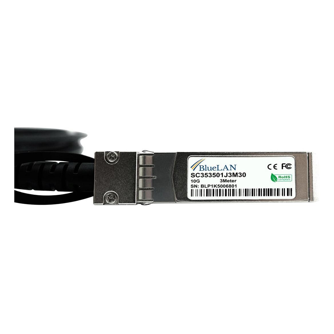 Kabllo për Rrjet BlueOptics JD096C-BL, 10 Gbps, SFP+ në SFP+, DAC, 1 m - Zezë - 3