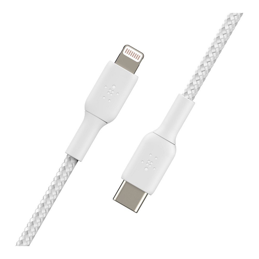 Kabllo Belkin USB-C në Lightning / 1m / MFi – Bardhë - 2