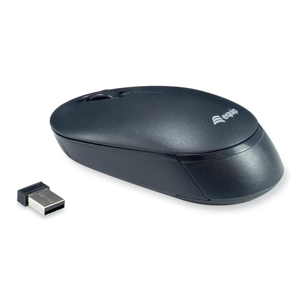 Set tastierë dhe maus pa kabllo EQUIP 245220 / Full Size / QWERTZ Gjerman / LED / USB / 1200 DPI – E zezë - 4