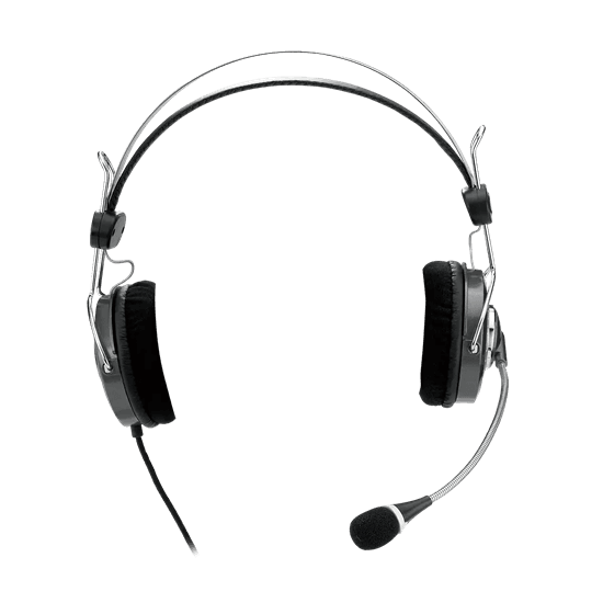 Kufje me kabllo Genius HS-04SU / Over-Ear / 3.5mm / 40mm – Zezë/Argjendi - 3