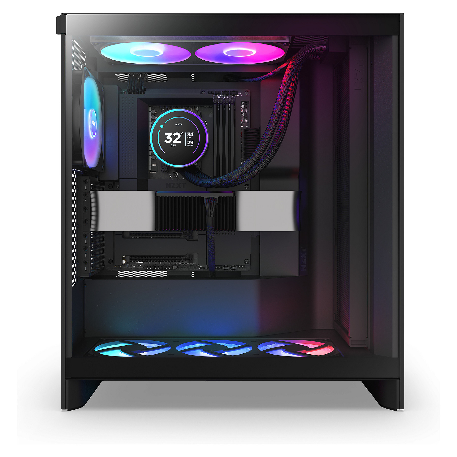 Ftohës për Procesor NZXT Kraken Elite 420 RGB / 420mm / AIO / RGB / LCD - Zezë - 7