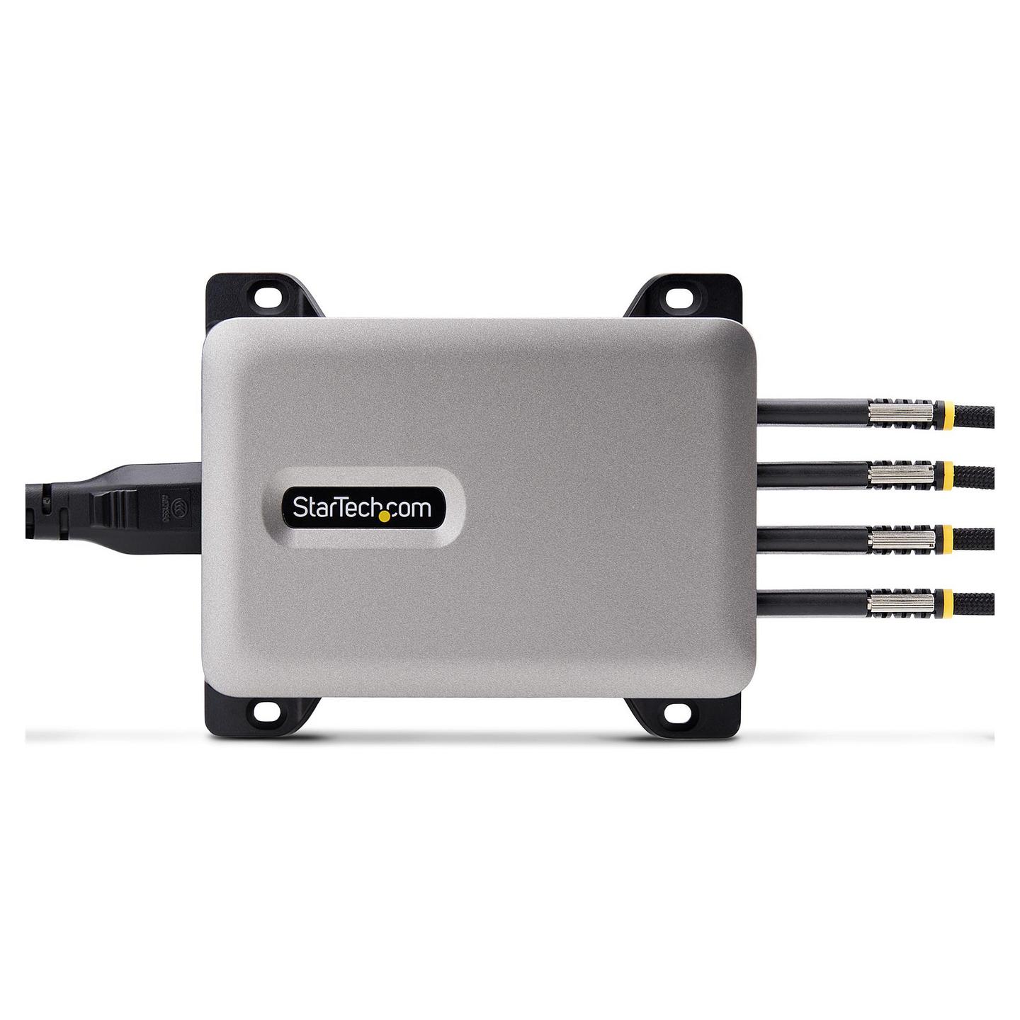 Karikues USB-C StarTech.com 424DEU-USB-C-CHARGER, 240W, 4x USB-C, 140W EPR, Power Delivery 3.1, GaN - Gri - 8