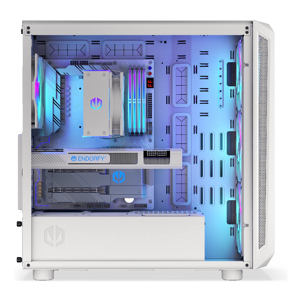 Kasë PC ENDORFY Arx 700 White ARGB / Mid Tower / ATX / 3x 140mm Front + 1x 140mm Rear Fan / ARGB / Mesh - Bardhë - 10