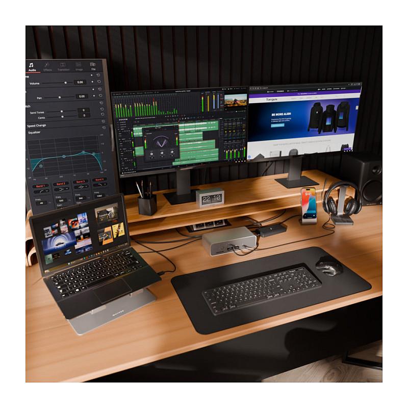 Docking Station Targus DOCK230EUZ / 4x Thunderbolt 5 / 4x USB-A / 2.5GbE / 3x 8K / 140W PD – Argjend - 19