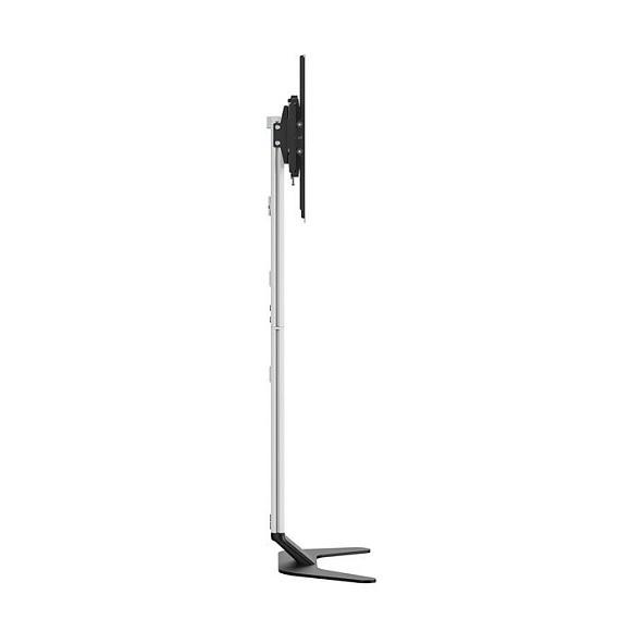 Mbajtëse për TV Equip 650614 , 37–86" , deri 45kg , stativ dyshemeje , lartësi e rregullueshme , e pjerrët , VESA 100x100–600x400 - Argjend - 2