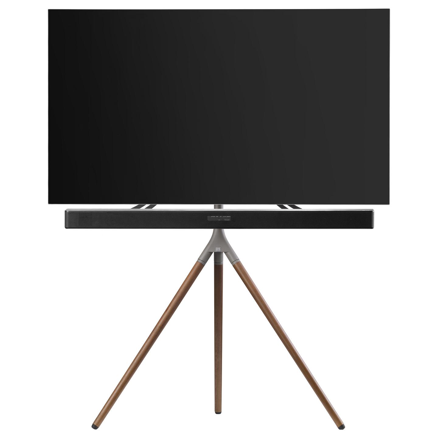Mbajtëse për TV One For All Tripod WM7471 / 32"-65" / 30kg / VESA 200x100-400x400 / 360° / Dysheme - Argjend/Kafe - 5