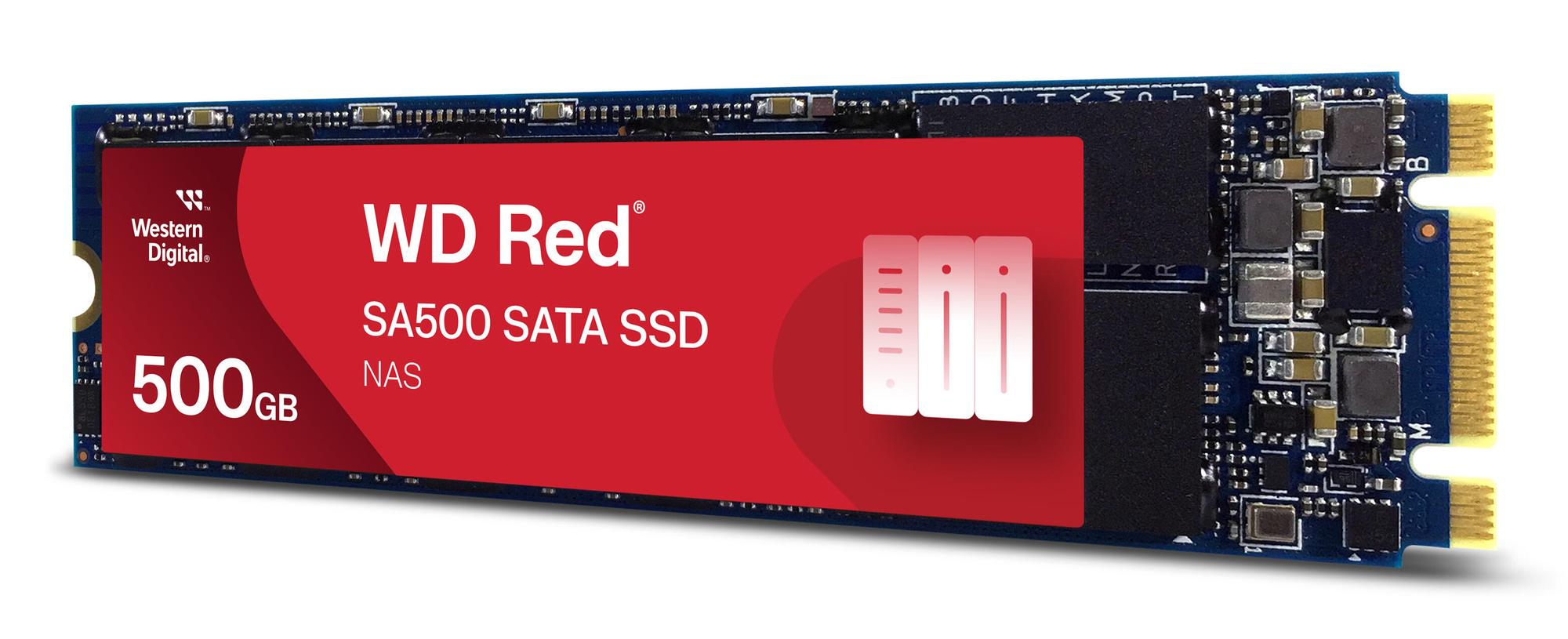 SSD e Brendshme Western Digital WD Red SA500 NAS / WDS500G1R0B-68A4Z0 / 500GB / M.2 2280 / SATA III 6Gb/s – Kuqe - 2