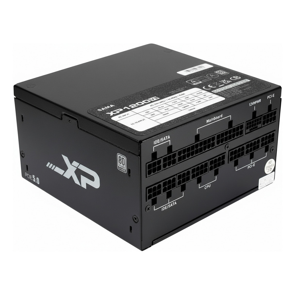Furnizues Energjie Inter-Tech ArgusNT HA-1200BA4 / 1200W / ATX / 80 PLUS Gold / ATX 3.1 / Fully Modular – Zezë