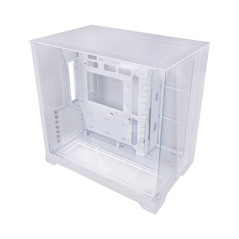 Kasë PC Lian Li O11 Vision Compact / Midi Tower / E-ATX + ATX / 11x 120mm Fan Support / Tempered Glass - Bardhë - 4