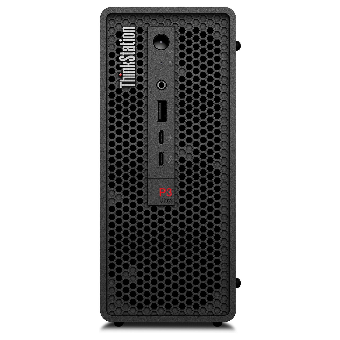 Mini Kompjuter Lenovo ThinkStation P3 Ultra, Core i7-13700K, 32GB DDR5, 512GB, Intel UHD Graphics 770 - Zezë - 3