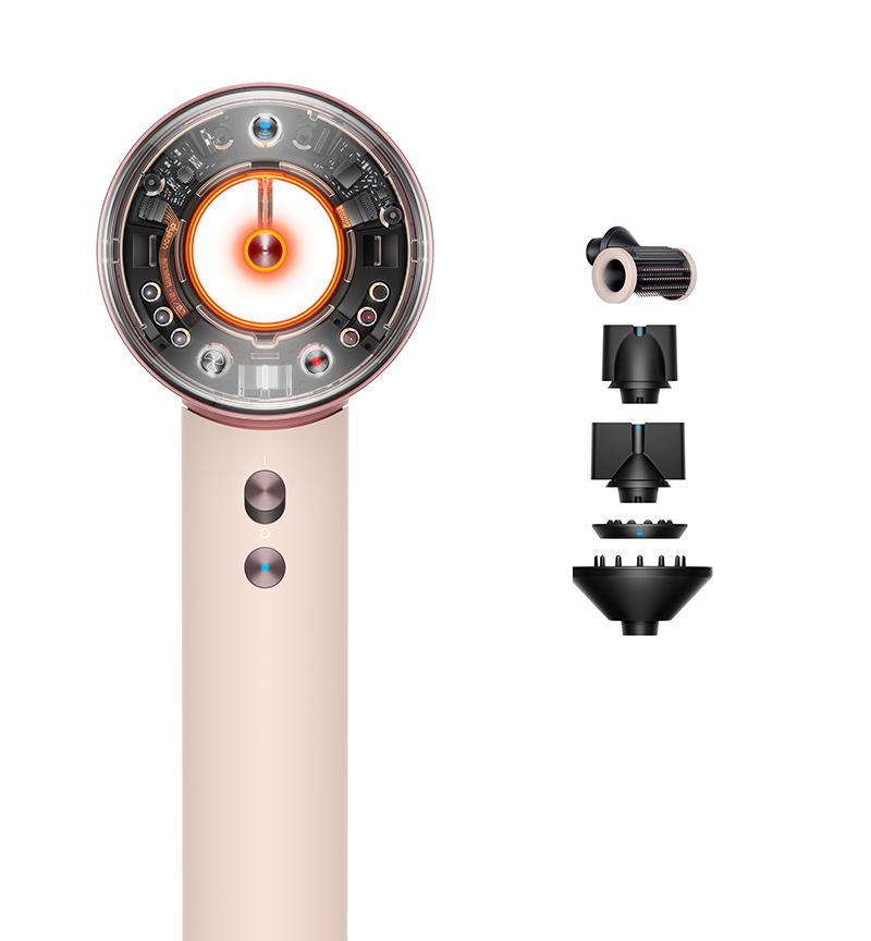 Stiluese për Flokë Dyson Supersonic Nural / 113407-01 / 1600W / Motor Digital / Jonike / 5 Aksesorë – Rozë/Rose Gold - 2