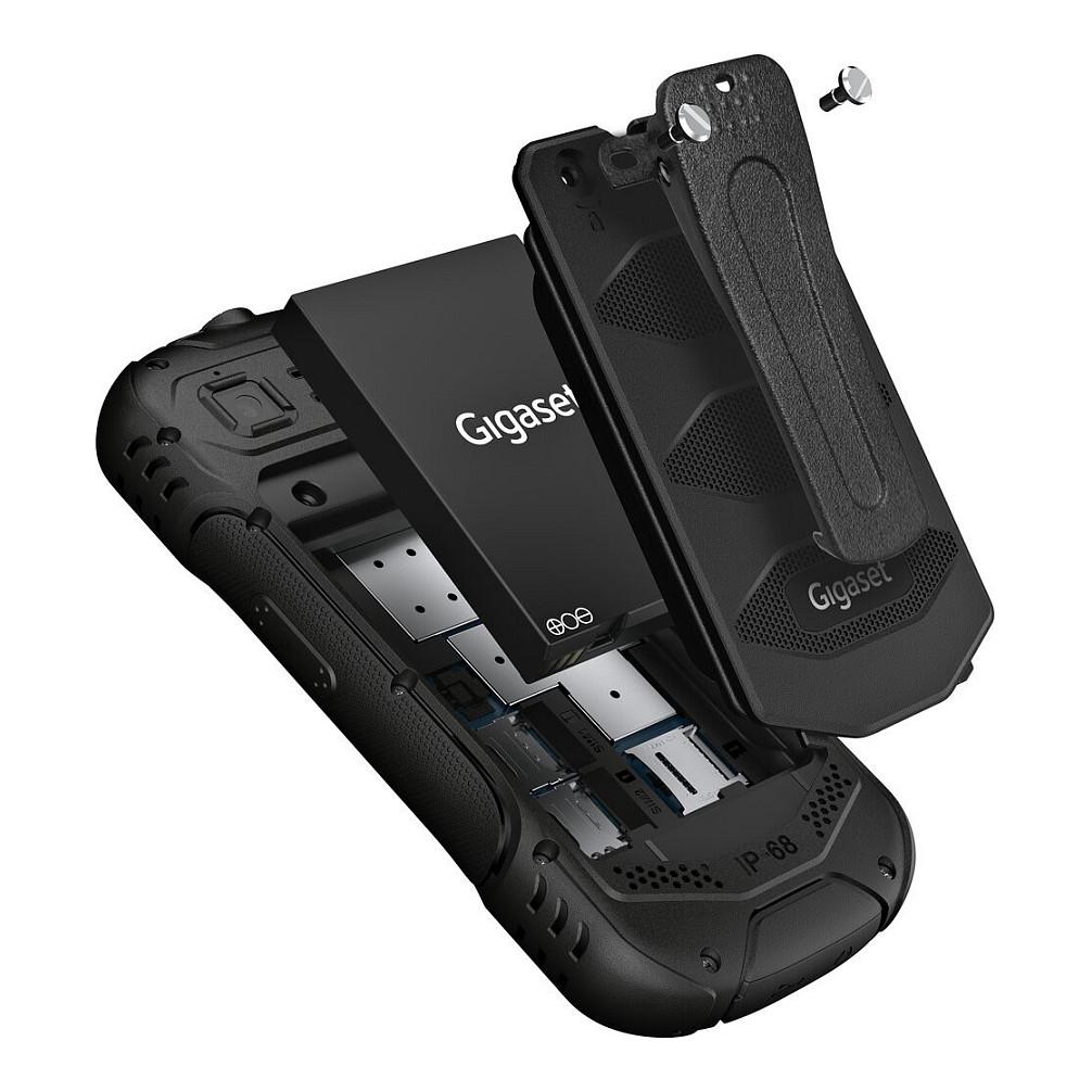 Telefon i Thjeshtë Gigaset GLX8 Active, 4G, Dual SIM, 2.4" LCD, 2500mAh, IP68, Push-to-Talk - Zezë - 7