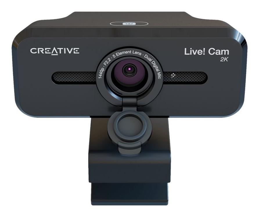 Webcam Creative Live! Cam Sync V3 / 73VF090000000 / 5MP / 2K QHD 2560×1440 / 30fps / 95° / 4X Digital Zoom / Dual Mikrofon – Zezë - 2