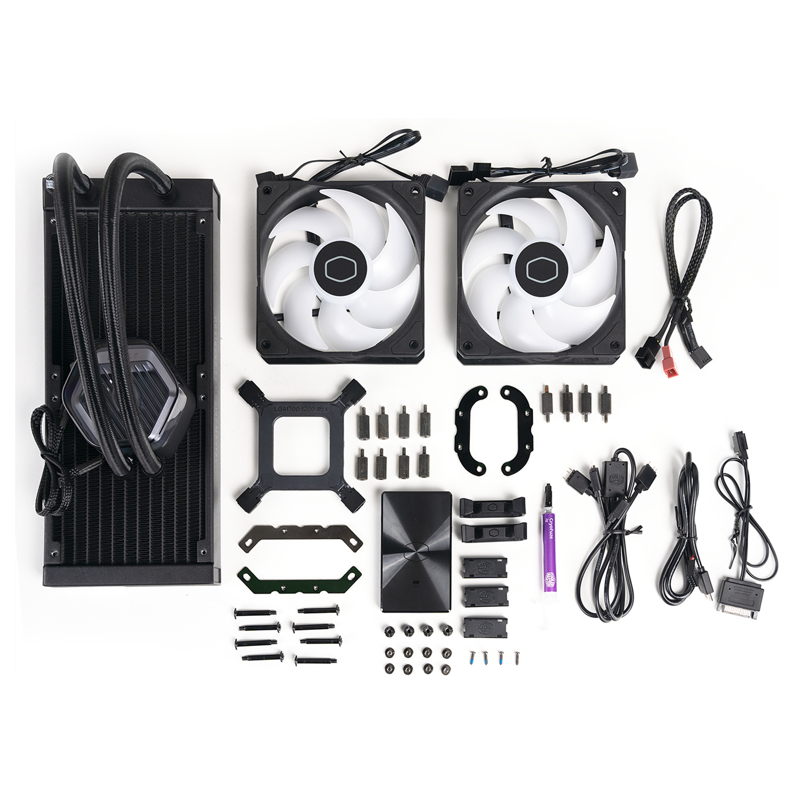 Ftohës për Procesor Cooler Master MasterLiquid 240 ATMOS / 240mm / AIO / ARGB – Zezë - 7