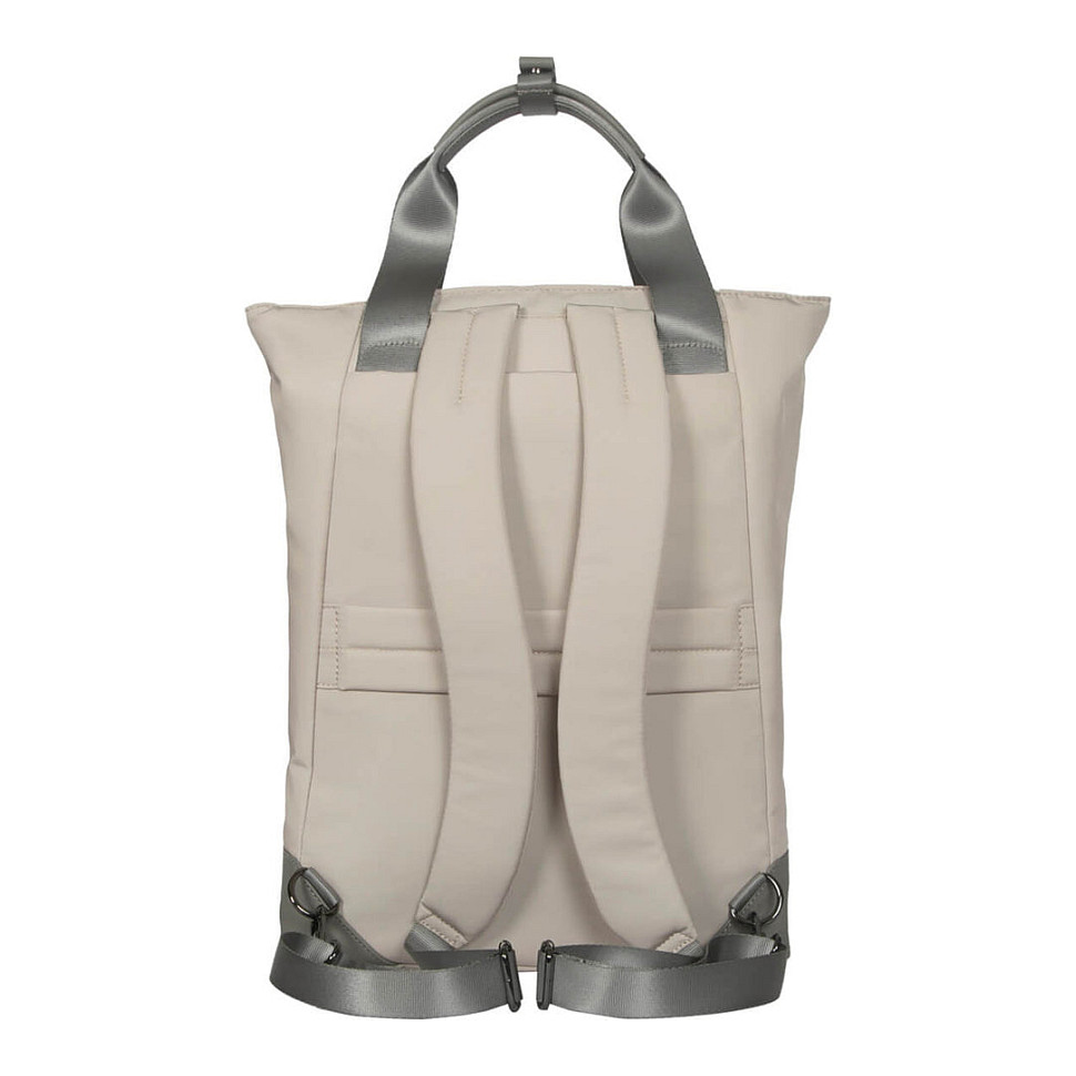Çantë për laptop Targus Avila TBB65113GL / Backpack & Tote 2-in-1 / 16" / 12.5 L / Water-Resistant / Magnetic Closure / Laptop Compartment / Convertible Shoulder Straps - Krem/Gri - 2