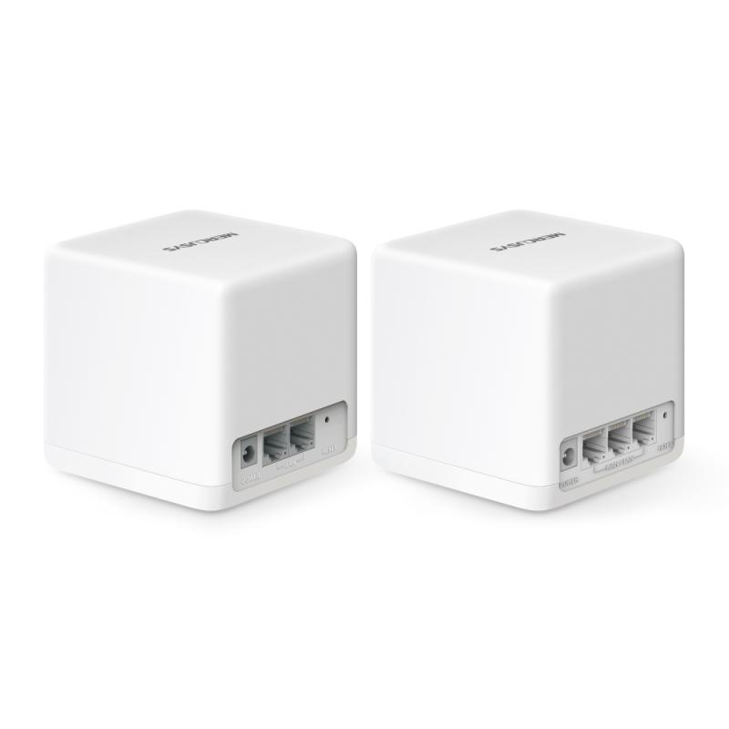 Mercusys, Halo H60X (2-Pack), Ruter, Wi-Fi 6, AX1500, Dual-Band, Mesh, 350m², 2-Pack