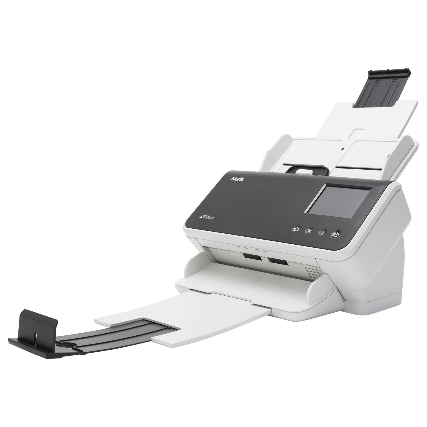 Skaner Kodak S2080W / A4 / Dual CIS / 600 × 600 DPI / Duplex / 80 ppm / 160 ipm / Wi-Fi / Ethernet / USB 3.2 - Bardhë/Zezë - 7