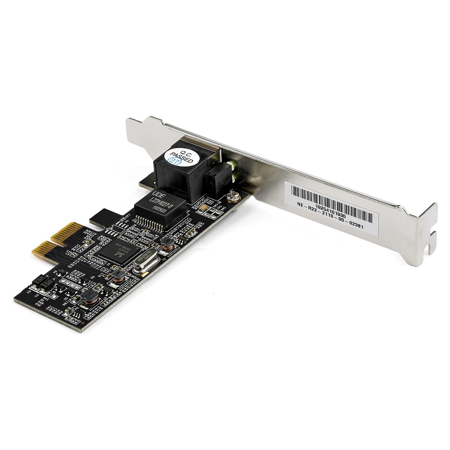 Karta të Rrjetit StarTech.com ST2GPEX, PCI Express x1, 1x 2.5 Gigabit LAN RJ45, 10/100/1000/2500Mbps, Realtek RTL8125B, Low Profile + Full Height - 2