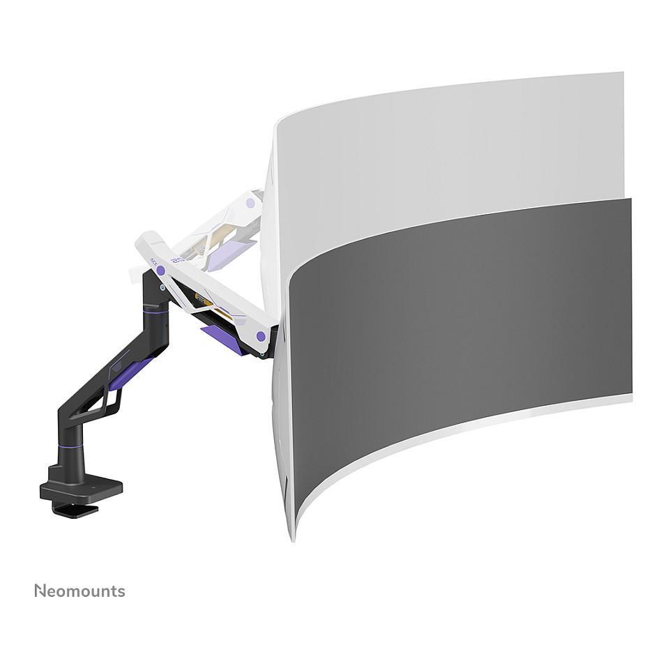Mbajtëse për Monitor Gaming Neomounts DS70-256BL1 / 1 Monitor / 24"-57" / 30kg / Gas Spring / Full Motion / Topfix - Zezë - 8