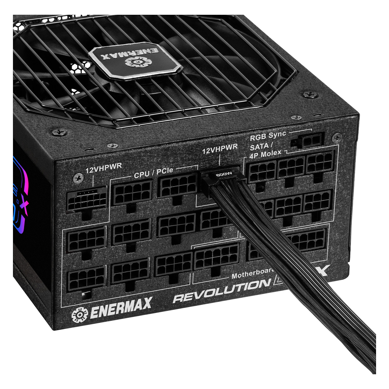 Furnizues Energjie Enermax REVOLUTION D.F. X / 1650W / 80 PLUS Gold / ATX 3.0 / PCIe 5.0 / Fully Modular - Zezë - 7