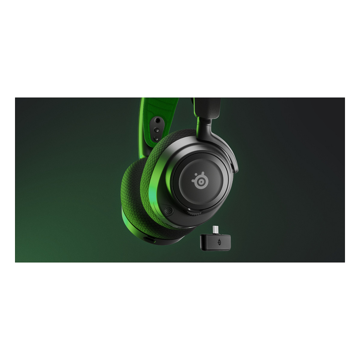 Kufje Gaming SteelSeries Arctis Nova 7X / Pa Kabllo / 2.4 GHz + Bluetooth / 20–22.000 Hz - Zezë/Gjelbër - 6