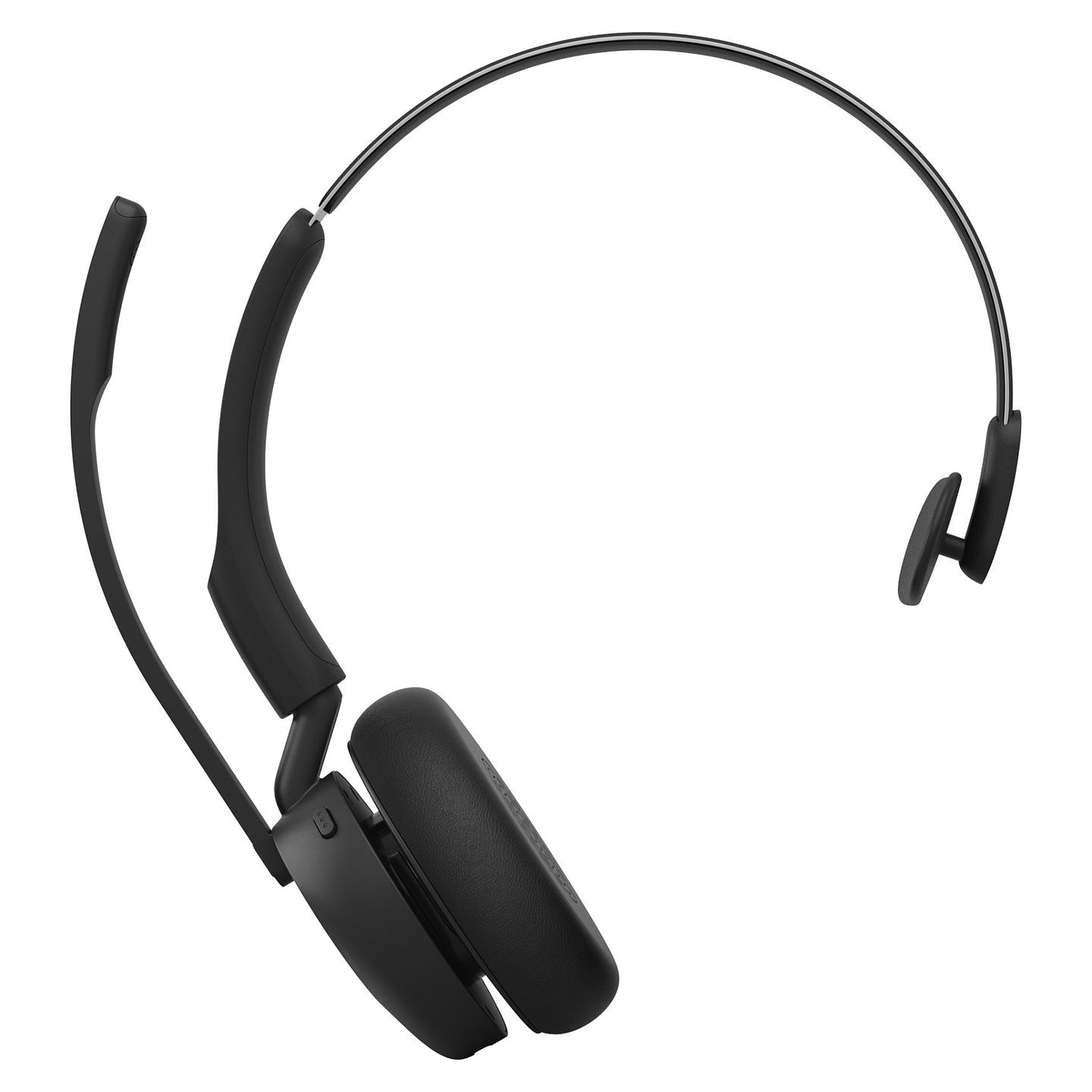 Kufje pa kabllo Jabra Evolve3 45 UC Mono / Link 390a / USB-A / Charging Stand - Zezë - 5