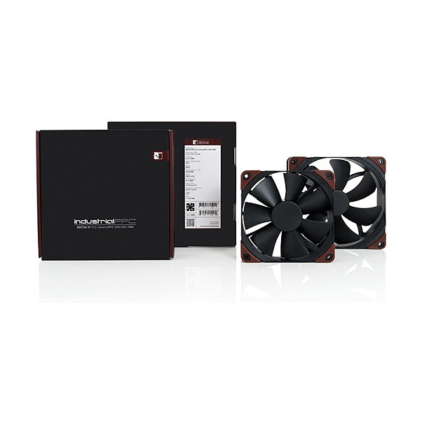 Ftohës për Kasë Noctua NF-F12 industrialPPC-2000 / 120mm / 450-2000 RPM / PWM – Zezë/Kafe - 4